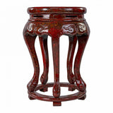 Side table Alexandra House Living Red Elm wood 36 x 55 x 36 cm-6