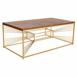 Centre Table Alexandra House Living Gold Natural Iron Fir wood MDF Wood 70 x 50 x 130 cm-0