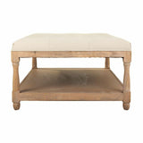 Bench Alexandra House Living Cream Rubber Wood 78 x 48 x 110 cm-4