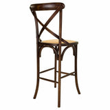 Stool Alexandra House Living Brown Rattan Birch 53 x 116 x 45 cm-5