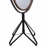 Free standing mirror Alexandra House Living Brown Golden Metal Mirror 57 x 163 x 66 cm-4