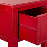 Side table Alexandra House Living Red 33 x 78 x 33 cm-3