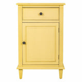 Nightstand Alexandra House Living Yellow 36 x 72 x 45 cm-2