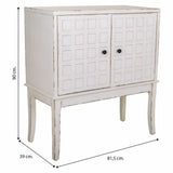 Hall Table with Drawers Alexandra House Living White Fir wood MDF Wood 39 x 90 x 81 cm-1