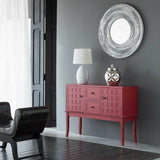 Hall Table with Drawers Alexandra House Living Red Fir wood MDF Wood 36 x 82 x 108 cm-9