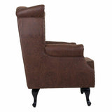 Armchair Alexandra House Living Black 84 x 86 x 84 cm Polyskin-6