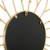 Wall mirror Alexandra House Living Golden 3 x 89 x 89 cm Circle-2