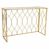 Hall Alexandra House Living Golden Metal Glass MDF Wood 40 x 80 x 120 cm-3