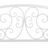 Bench Alexandra House Living White Iron 53 x 91 x 153 cm-3