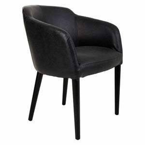 Armchair Alexandra House Living Black 60 x 82 x 62 cm-0