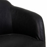 Armchair Alexandra House Living Black 60 x 82 x 62 cm-4