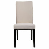 Dining Chair Alexandra House Living Cream 48 x 102 x 49 cm-5