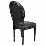 Dining Chair Alexandra House Living Black 46 x 96 x 48 cm-3