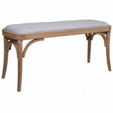 Bench Alexandra House Living Grey Rubber wood 37 x 47 x 110 cm-0