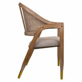 Dining Chair Alexandra House Living Cream 55 x 88 x 59 cm-7