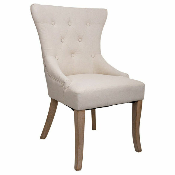 Dining Chair Alexandra House Living Cream 45 x 97 x 52 cm-0