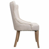 Dining Chair Alexandra House Living Cream 45 x 97 x 52 cm-6