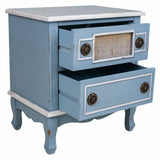 Nightstand Alexandra House Living Blue 36 x 56 x 50 cm-6