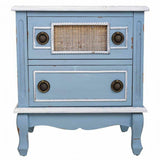 Nightstand Alexandra House Living Blue 36 x 56 x 50 cm-5