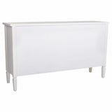 Sideboard Alexandra House Living White Metal Glass Fir wood 38 x 80 x 140 cm-4