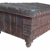 Chest Alexandra House Living Brown Iron Acacia Mango wood 72 x 47 x 130 cm-2