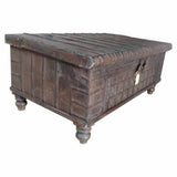 Chest Alexandra House Living Brown Iron Acacia Mango wood 72 x 53 x 127 cm-4