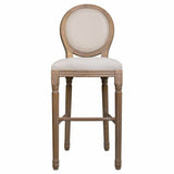 Stool Alexandra House Living Cream Rubber Wood 46 x 116 x 52 cm-5