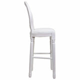 Stool Alexandra House Living White Polyurethane 46 x 116 x 52 cm-7