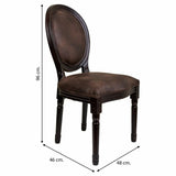 Dining Chair Alexandra House Living Brown 46 x 96 x 48 cm-4