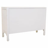 Sideboard Alexandra House Living White Rattan Fir wood 36 x 73 x 106 cm-4