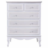 Chest of drawers Alexandra House Living White MDF Wood 40 x 105 x 80 cm-5