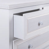 Chest of drawers Alexandra House Living White MDF Wood 40 x 105 x 80 cm-2