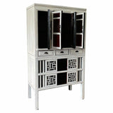 Cupboard Alexandra House Living White Wood Elm wood 48 x 173 x 97 cm-1