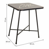 Table Alexandra House Living Black 60 x 71 x 60 cm-1