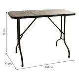 Table Alexandra House Living Black 45 x 75 x 100 cm-1