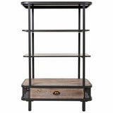 Shelves Alexandra House Living Brown Wood Metal Iron 121 x 40 x 80 cm-5