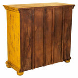 Sideboard Alexandra House Living Yellow Iron Mango wood 40 x 90 x 90 cm-4