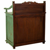 Sideboard Alexandra House Living Green Iron Mango wood 42 x 85 x 70 cm-4