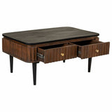 Centre Table Alexandra House Living Brown Iron Mango wood 60 x 45 x 100 cm-6