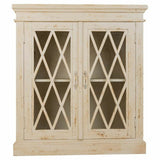 Hall Alexandra House Living White Glass Iron Mango wood 40 x 100 x 90 cm-5