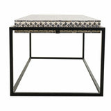 Centre Table Alexandra House Living Grey Metal MDF Wood 60 x 49 x 124 cm-5