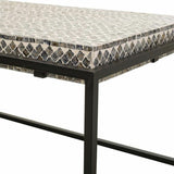 Centre Table Alexandra House Living Grey Metal MDF Wood 60 x 49 x 124 cm-3