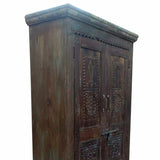 Cupboard Alexandra House Living Brown Recycled Wood 41 x 210 x 125 cm-3