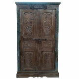 Cupboard Alexandra House Living Brown Recycled Wood 45 x 220 x 121 cm-5