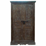 Cupboard Alexandra House Living Brown Recycled Wood 45 x 220 x 121 cm-5