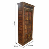 Cupboard Alexandra House Living Brown Recycled Wood 45 x 225 x 105 cm-2