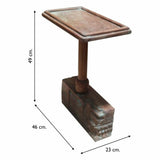 Side table Alexandra House Living Brown Recycled Wood 23 x 49 x 46 cm-1