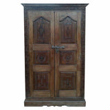 Cupboard Alexandra House Living Brown Recycled Wood 41 x 212 x 124 cm-5