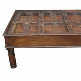 Centre Table Alexandra House Living Brown Recycled Wood 100 x 47 x 170 cm-3