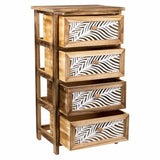 Chest of drawers Alexandra House Living Brown Wood Paolownia wood 29 x 73 x 40 cm-6